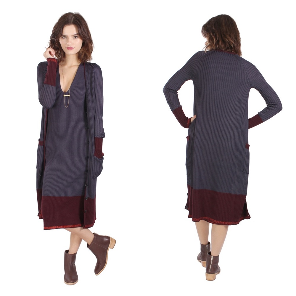 Rag & Bone Long Open Front Kristen Cardigan Women’s S